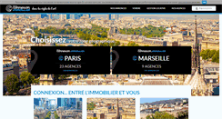 Desktop Screenshot of connexion-immobilier.com